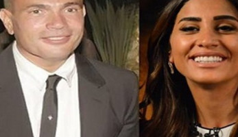 بالفيديو والصور.. حقيقة زفاف عمرو دياب ودينا الشربيني داخل كافيه شهير بالزمالك