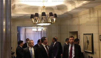 بالفيديو| لحظة وصول السيسي إلى مقر إقامته بواشنطن