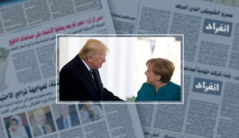 ترامب يكشف سر عدم مصافحته لميركل