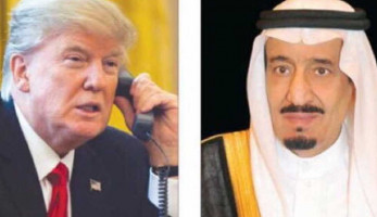 العاهل السعودي يهنئ ترامب على الضربة الأمريكية بسوريا ويطلع على تفاصيلها | المصري اليوم