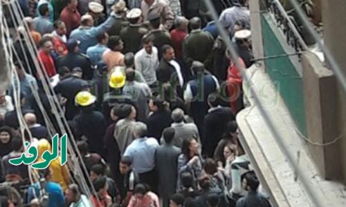 انفجار هائل بكنيسة ماري جرجس بطنطا