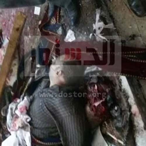 شاهد.. الصور الأولى لضحايا انفجار كنيسة طنطا