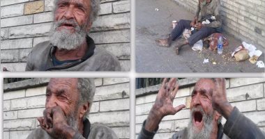 التضامن :عجوز مشرد بقصر العيني يرفض محاولة فريق الانقاذ لنقله لدار رعاية - اليوم السابع