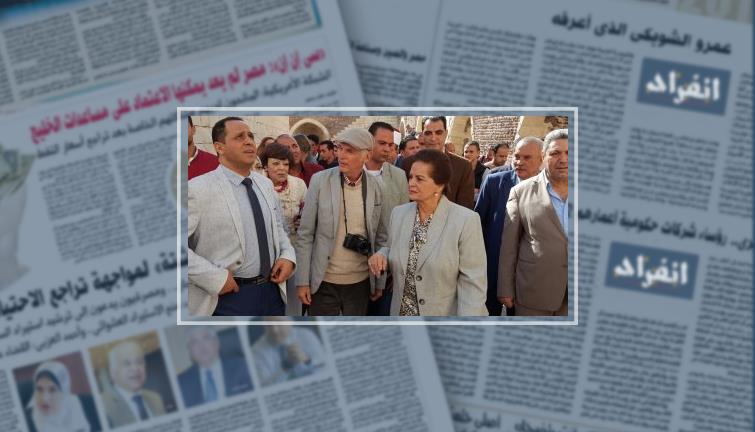 محافظ البحيرة وحفيد شامبليون يزوران مكتبة الإسكندرية (خبر)