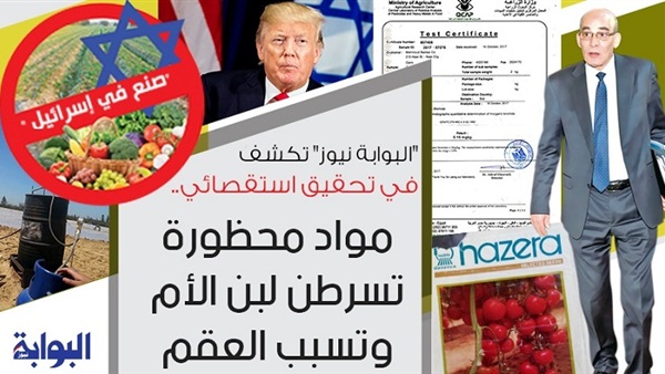 "البوابة نيوز" تكشف في تحقيق استقصائي.. "صنع في إسرائيل".. مواد محظورة تسرطن لبن الأم وتسبب الفشل الكلوي والعقم (تحقيق)