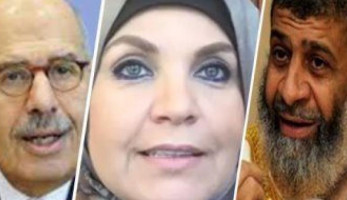 آيات عرابى تصف البرادعى بـ"الأراجوز".. وعاصم عبد الماجد يرد: امرأة "مشئومة" (خبر)