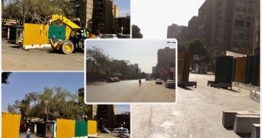 صور.. المرور يبدأ إغلاق محور أحمد عرابى بالمهندسين جزئيا 3 سنوات.. تحويلات لمنع ظهور تكدسات مرورية بسفنكس.. نشر 70 لوحة إرشادية بالطرق المؤدية لمنطقة الأعمال.. وساحات انتظار لسيارات قاطنى العقارات المجاورة - اليوم السابع