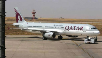 طائرة قطرية تتسبب فى إغلاق مطار بتركيا