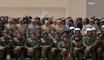 السيسي من القاعدة الجوية بسيناء: نحتفل بالانتصار على خوارج العصر قريبًا