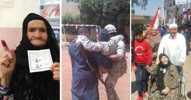 "ياشباب مصر انتخبوا".. 5 رسائل من المعمرين فى العرس الديمقراطى.. أكبر معمر بأسوان: عاصرت كل الرؤساء وصوتى للسيسي أقل رد لجميله.. ومسن يصوت على كرسى متحرك بسوهاج.. وآخر بورسعيدى: المرض لم يمنعنى من واجب الوطن (ريبورتاج)