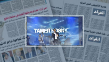 صور.. تامر حسنى يتألق فى أولى حفلاته بالسعودية بحضور كامل العدد