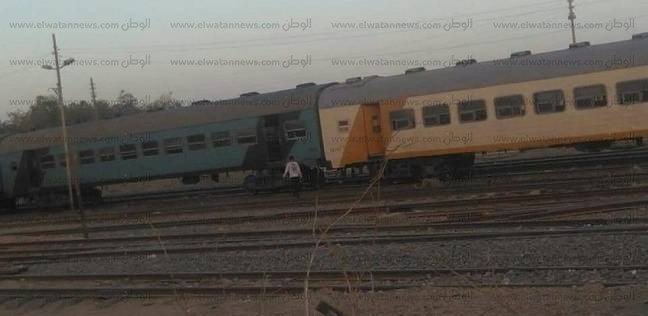 بالصور| تصادم قطاري ركاب في أسوان دون وقوع إصابات (خبر)