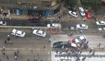 السرعة الزائدة وراء حادث تصادم 10 سيارات بكوبري الدقي (فيديو) (خبر)