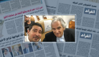 محمد بركات ينشر صورة مع مانويل جوزيه على "طائرة"(خبر)