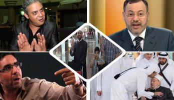 5 مصريين باعوا وطنهم من أجل دولارات تميم.. أحمد منصور مذيع الفتنة بالجزيرة أكبر داعمى "الإخوان".. القرضاوى وعصام تليمة عرابا الإرهاب بالدوحة.. معتز مطر خط دفاع التكفيريين.. ومحمد ناصر إعلامى بدرجة إرهابى (ريبورتاج)