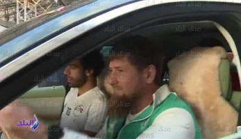بالصور .. إختطاف «محمد صلاح» بعد إنتهاء التدريبات ورئيس الشيشان «رمضان قديروف» يقود العملية ويصطحب الفرعون في جولة بالعاصمة!