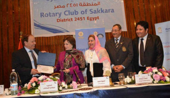 جيهان السادات: «ربنا بيحب مصر لأنه أعطاها السيسي»