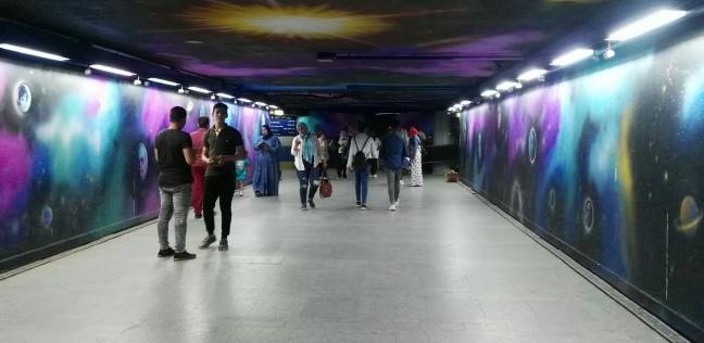«مترو الأوبرا» بعد التجميل.. ساحة تصوير «سيلفى»
