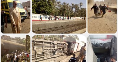 مصادر بالسكة الحديد: سائق قطار المرازيق لم يصاب وأكد أن الحادث ليس خطأه