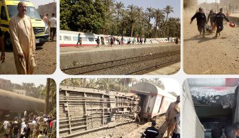 مصادر بالسكة الحديد: سائق قطار المرازيق لم يصاب وأكد أن الحادث ليس خطأه