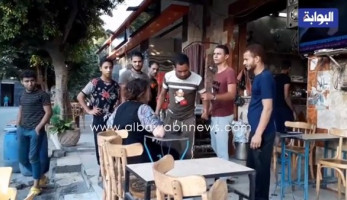 شاهد.. "قهوجي" يضرب ويسحل سيدة بمساكن زينهم