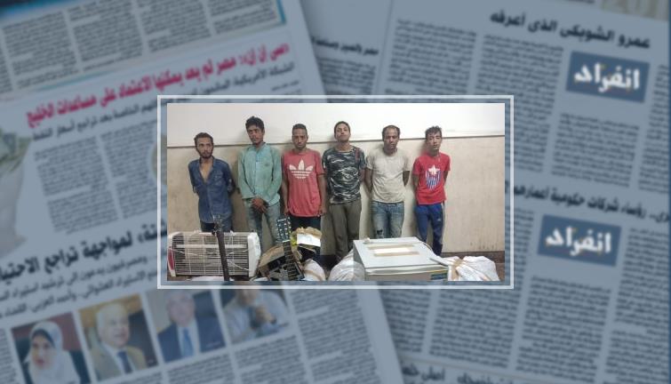 مباحث عين شمس تكشف تفاصيل سرقة مصنع ملابس وتضبط المتهمين