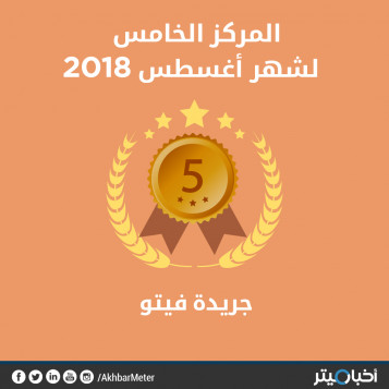 بعد حصوله على 75 من نسبة التقييم الشهري.. فيتو بالمركز الخامس في شهر أغسطس