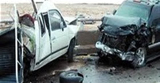 مصرع 3 أشخاص وإصابة 4 آخرين فى تصادم بأسوان