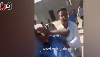مشاجرة بالطوب والألفاظ النابية بين طلاب مدرسة في الأقصر (فيديو)