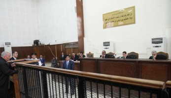 ممثل النيابة يكشف فى جلسة محاكمة قاتل طفليه بالدقهلية خطابا يعترف فيه بجريمته