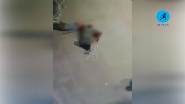 لحظة مقتل 'أب ونجله' أمام كنيسة نهضة القداسة بالمنيا (فيديو)