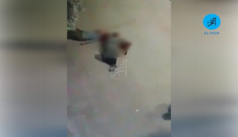 لحظة مقتل 'أب ونجله' أمام كنيسة نهضة القداسة بالمنيا (فيديو)
