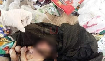 العثور على رضيعة مشنوقة وملقاة في مقلب «زبالة» بأسيوط (صور)