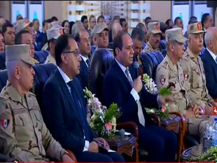 السيسي لمحافظ الإسكندرية: قولي دخلك كام؟ .. وقنصوة يرد: 100 مليون جنيه!