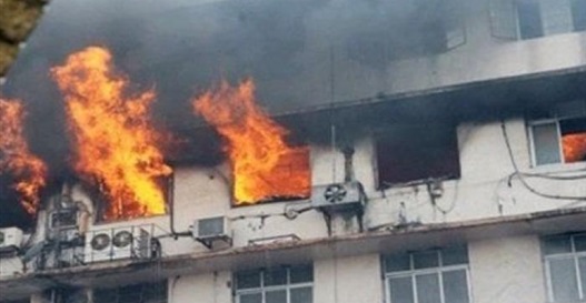 «الصحة» عن حريق معهد شلل الأطفال: بعيد عن المرضى