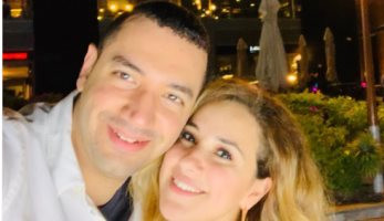 شاهد.. أحدث ظهور للفنانة شيرى عادل مع زوجها الداعية معز مسعود