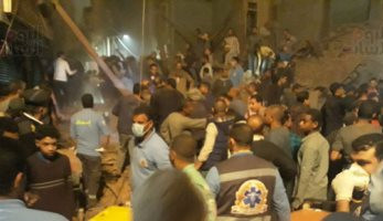 محافظة الأقصر: 3 وفيات لطفلين وسائحة وإصابة 10 فى حادث إنهيار عقار