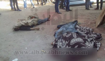 مذبحة أوسيم| صور جديدة من مسرح الجريمة.. جثث ودماء في الشارع