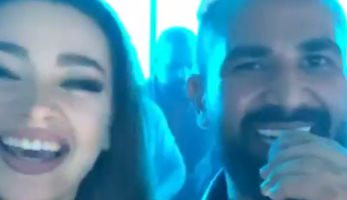 سيلفى ورقص.. أحمد سعد مع الراقصة جوهرة فى أول ظهور بعد طلاق سمية الخشاب