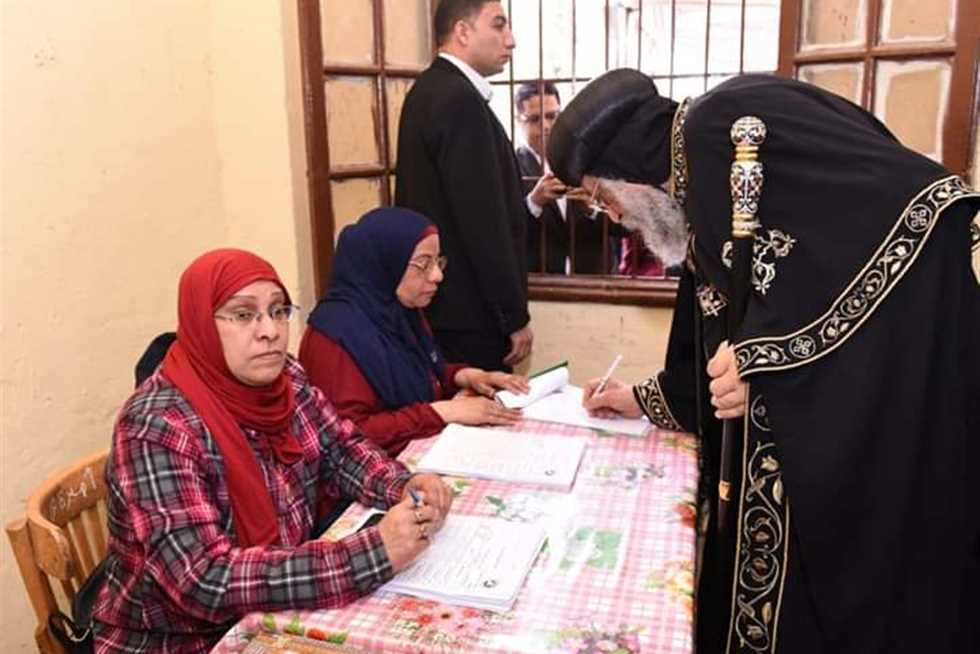 البابا تواضروس يطلب من «الوطنية للانتخابات» العفو عن موظفة لجنته الانتخابية