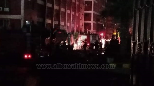 بالصور.. السيطرة على حريق شركة كهرباء جنوب الدلتا بطنطا