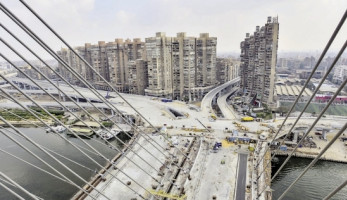 "المقاولون العرب" تتقدم بطلب لتسجيل محور روض الفرج في "موسوعة جينيس"