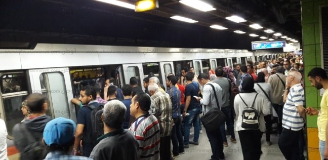 "المترو": تخفيض سرعة القطارات بالخطين الأول والثاني غدا لارتفاع درجة الحرارة