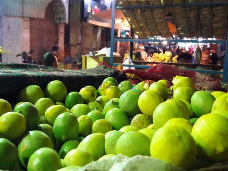 25 جنيها تراجعا في سعر كيلو الليمون بسوق العبور خلال تعاملات الخميس