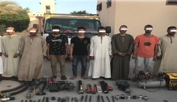 سقوط تشكيل عصابى استولى على 200 طن بترول خام من خط أنابيب رئيسى
