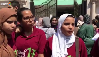 تباين ردود فعل طلاب الثانوية العامة حول مستوي امتحانات اليوم