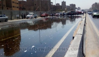 بعد توقف 4 ساعات.. عودة حركة السيارات على الطريق الدائري بالمريوطية