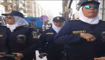 الشرطة النسائية تشارك في تأمين استاد القاهرة استعدادا لمباراة مصر وجنوب أفريقيا