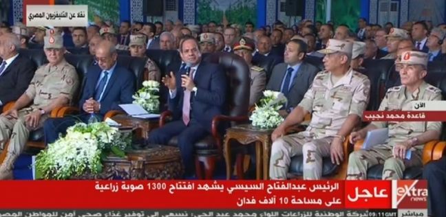 السيسي عن التعدي على أرض الدولة: "والله ما هسيب لابني ولا لنفسي جنيه"