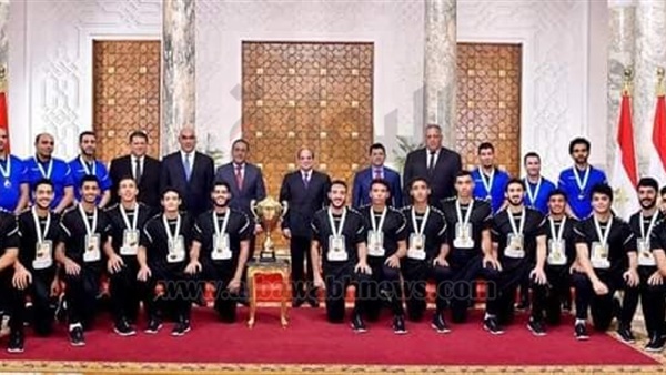 صور.. بعثة ناشئي اليد: تكريم الرئاسة أعظم تقدير للمنتخب